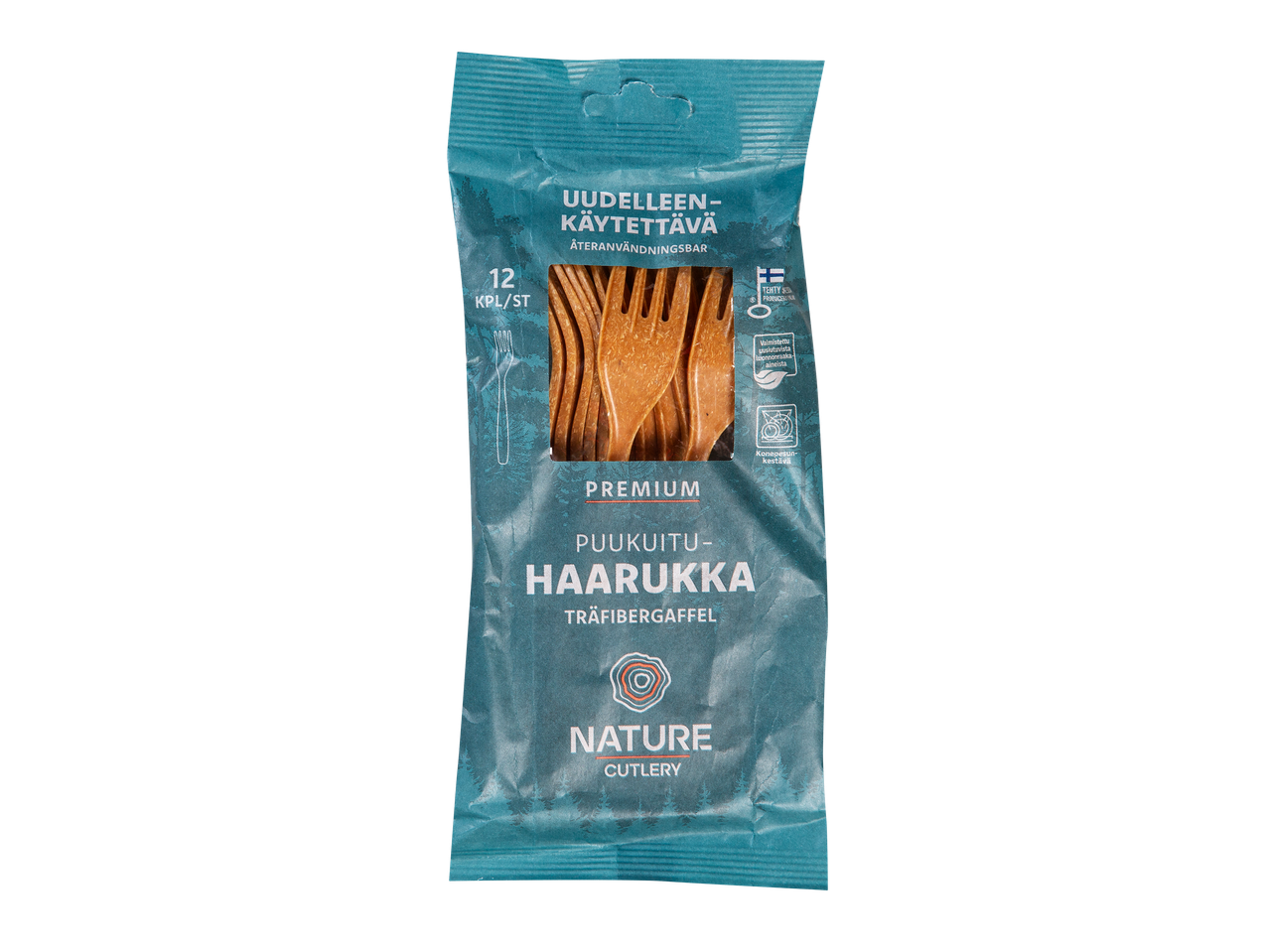 Premium-puukuituhaarukka