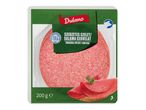 Dalma márka vékony szeletelt szalámi 200g-os csomagolásban.