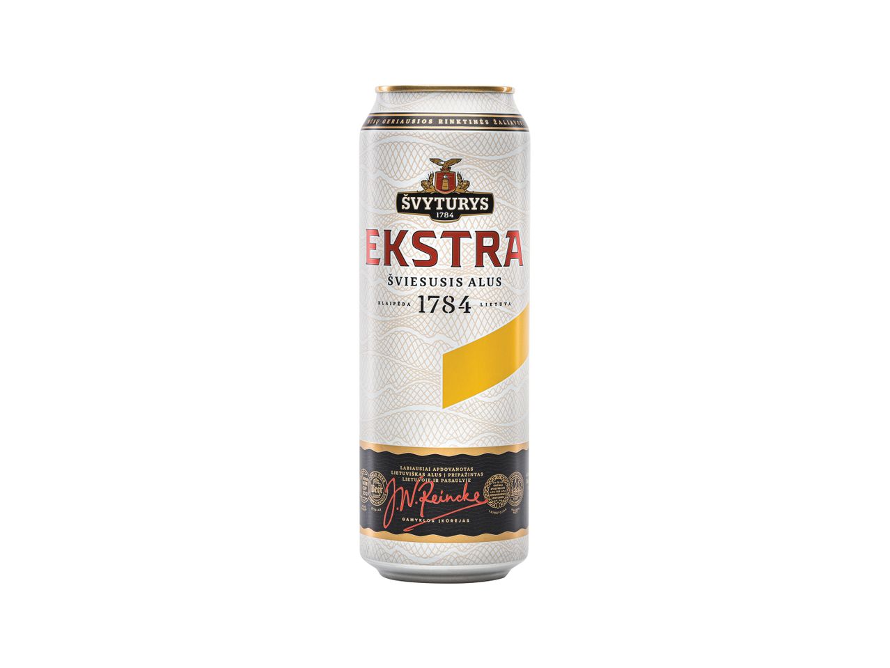 Švyturys Ekstra alaus skardinė.
