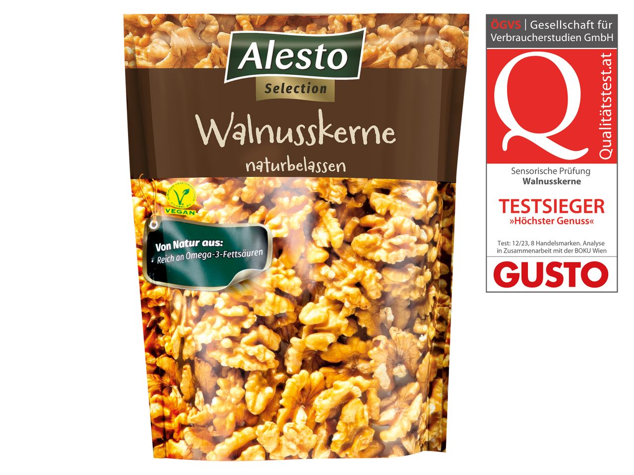 Alesto Selection Naturwalnüsse, Testsieger für besten Geschmack.