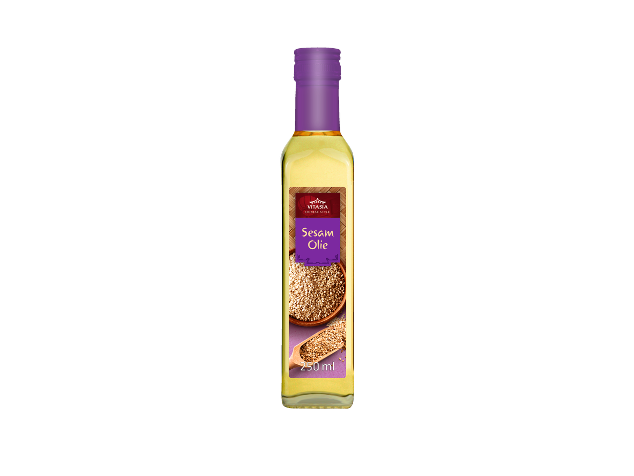 250 ml fles Vitasia Sesamolie, Chinese stijl.