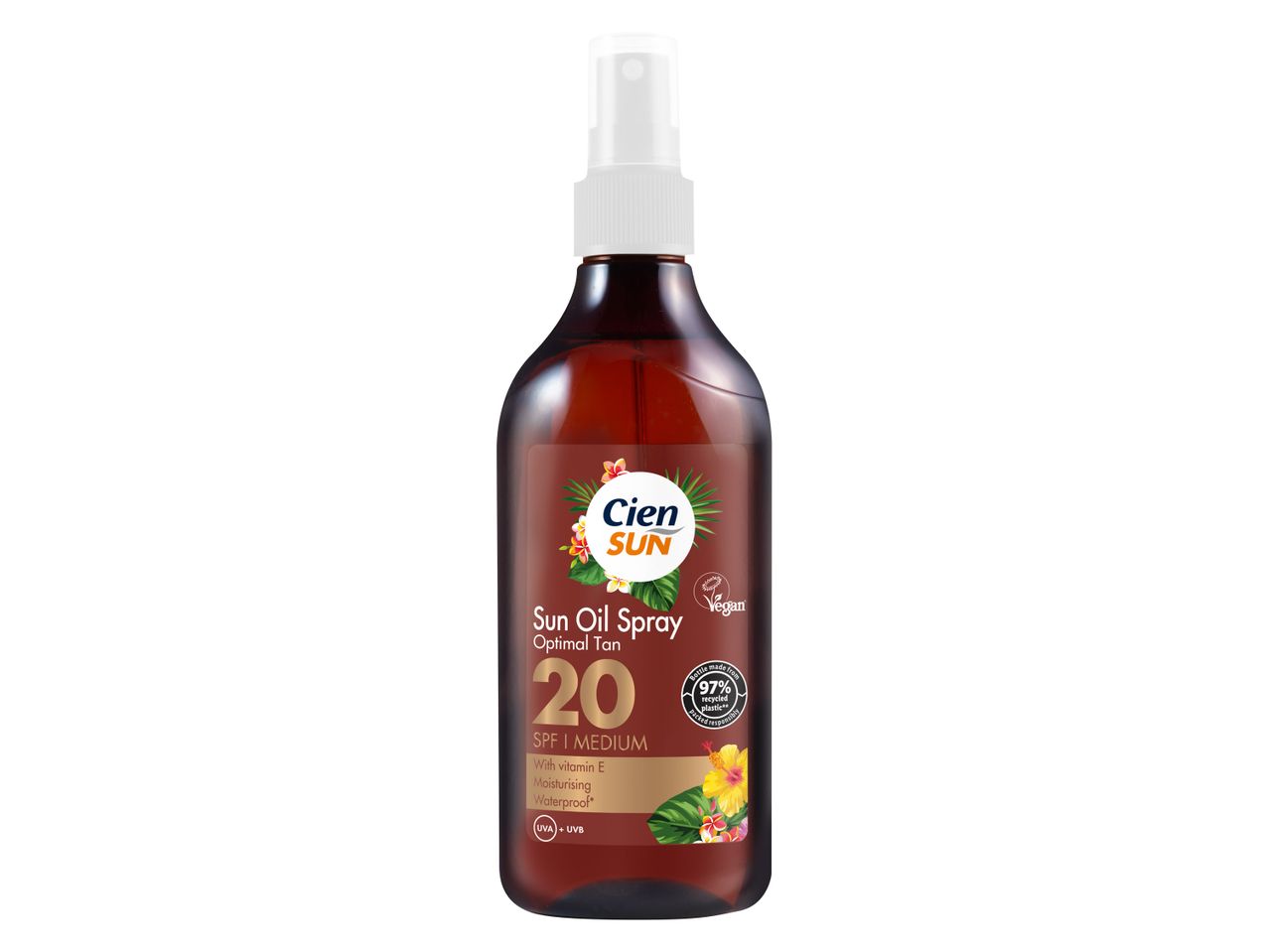 Cien Sun Αντηλιακό λάδι σε σπρέι SPF20
