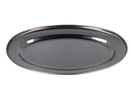 Stainless steel oval serving tray