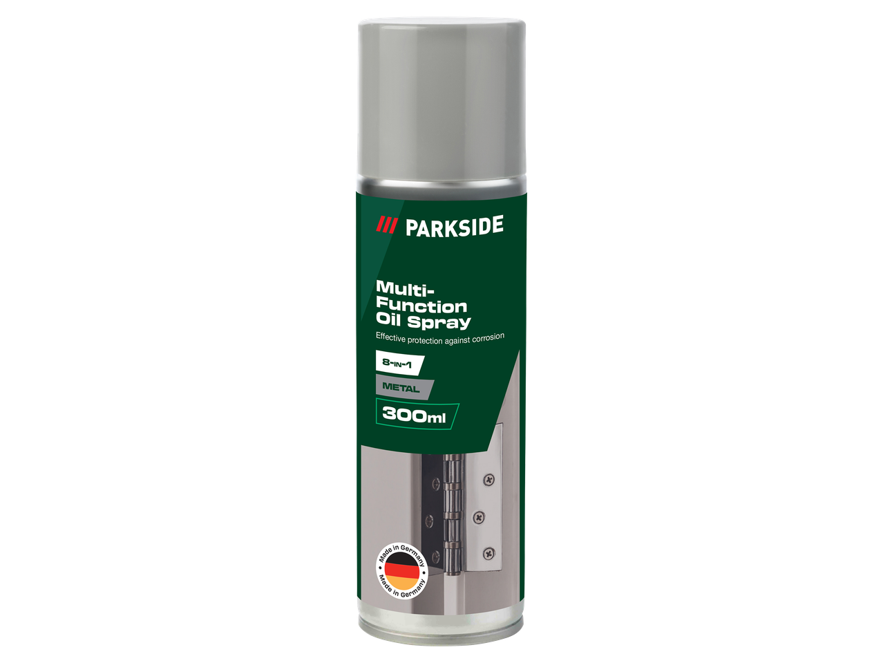 Többfunkciós olajspray fém felületekre, 300 ml-es kiszerelésben.