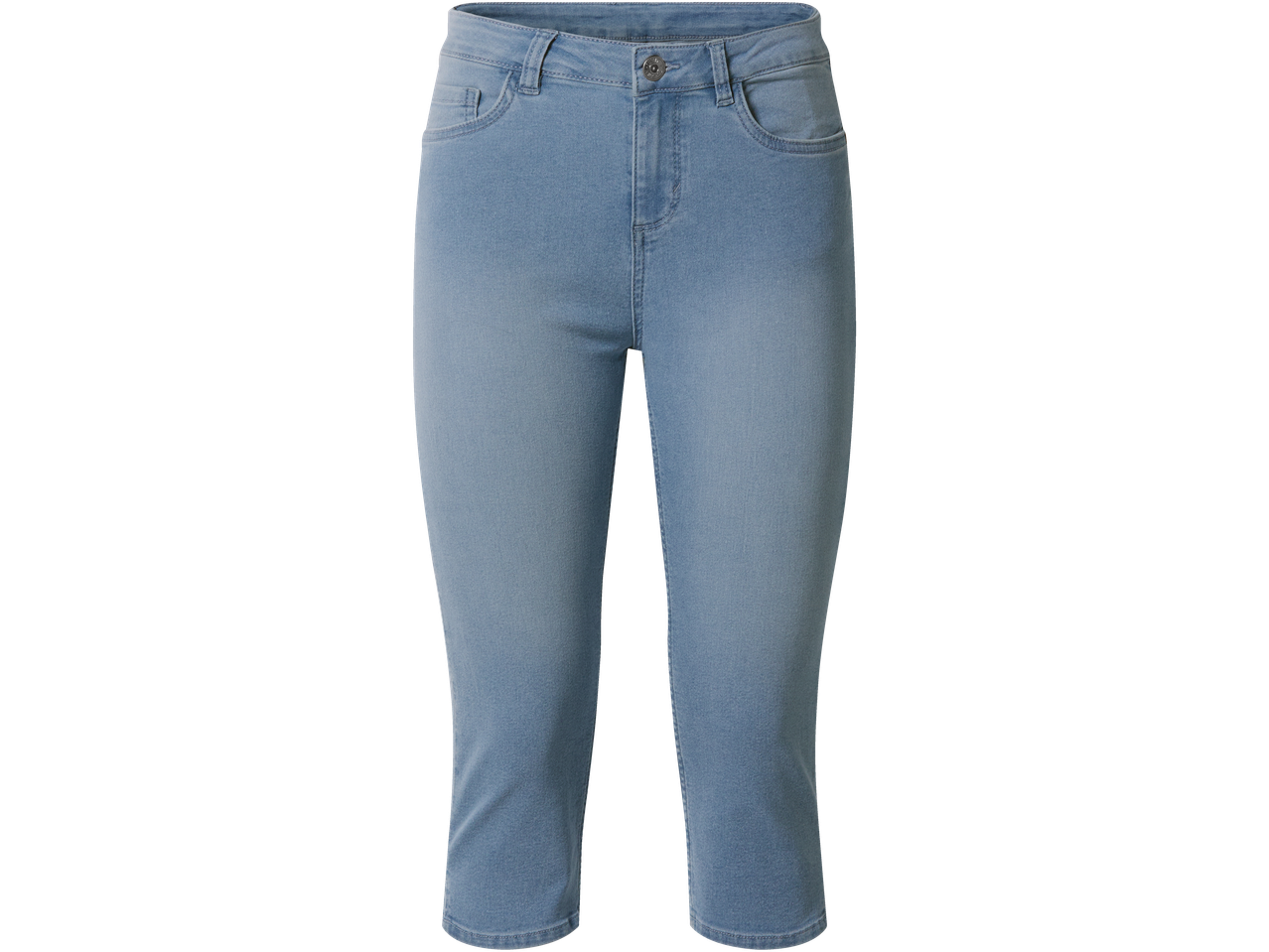 ESMARA ženske capri traperice od svijetlog plavog trapera.