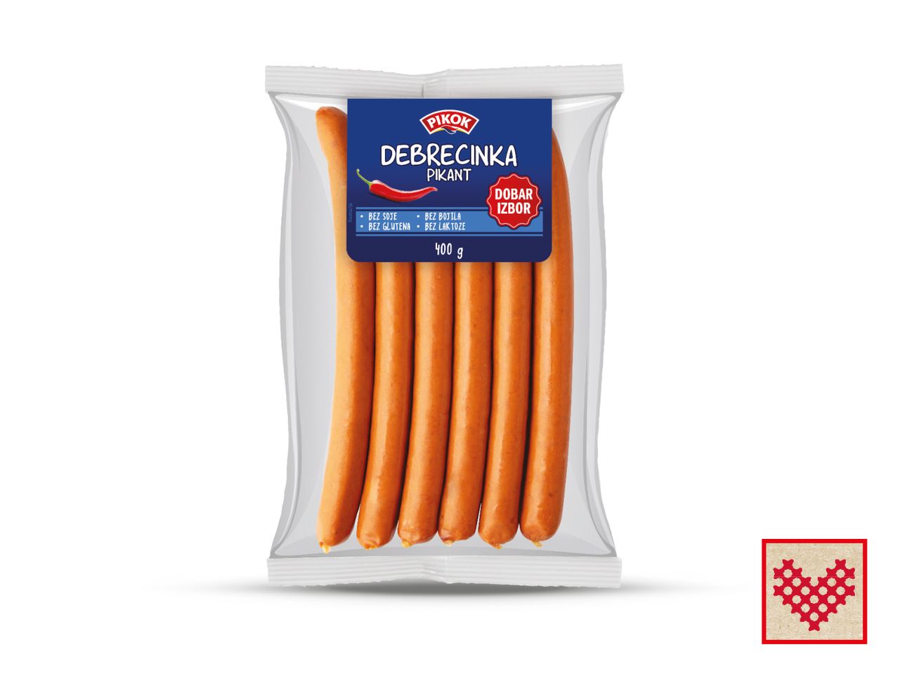 Pakiranje Okusila kobasica.
