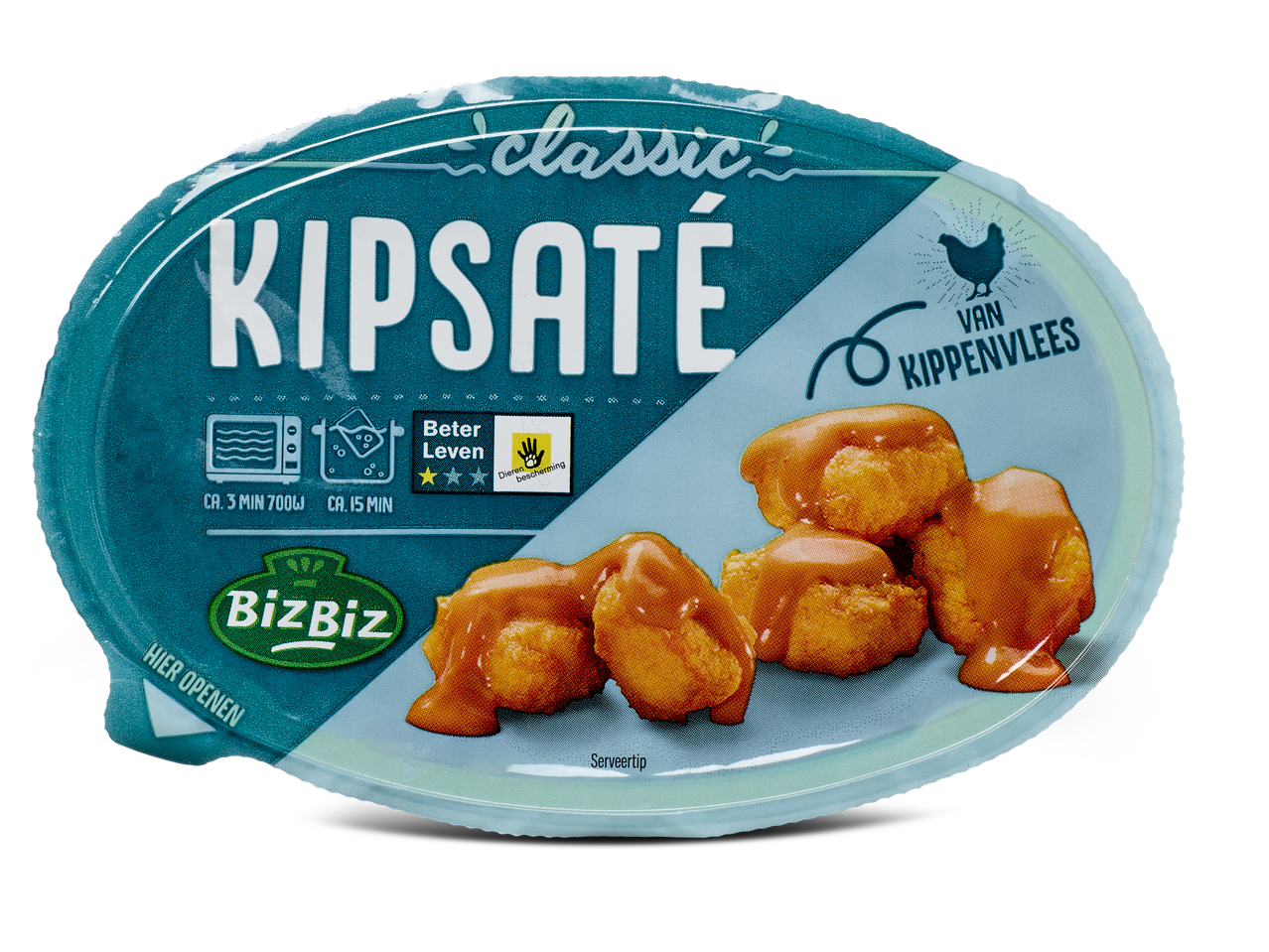 BizBiz KipSaté: klassieke kipproducten in een handige schaal.