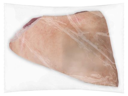 Friss, bőrös sertéscomb