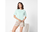 ESMARA ženska pidžama sa majicom kratkih rukava i šortsem sa printom lubenice.