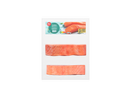 Lombos de salmão sem pele Ocean Sea, 250g, com Nutri-score A e certificação GGN.