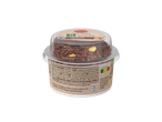 Milbona Bio Iogurte com morango, muesli e chocolate.