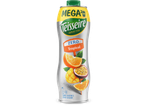 Teisseire Zero Tropical siroopfles met sinaasappel, mango en passievrucht.