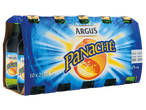 Pack de bebidas Argus Panaché em garrafas verdes.