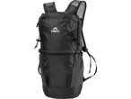 CRIVIT black lightweight backpack with adjustable straps and bungee cords.