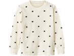 lupilu® Termo majica za djevojčice, krem s crnim točkicama