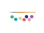 Set de vopsele pastel cu pensulă.