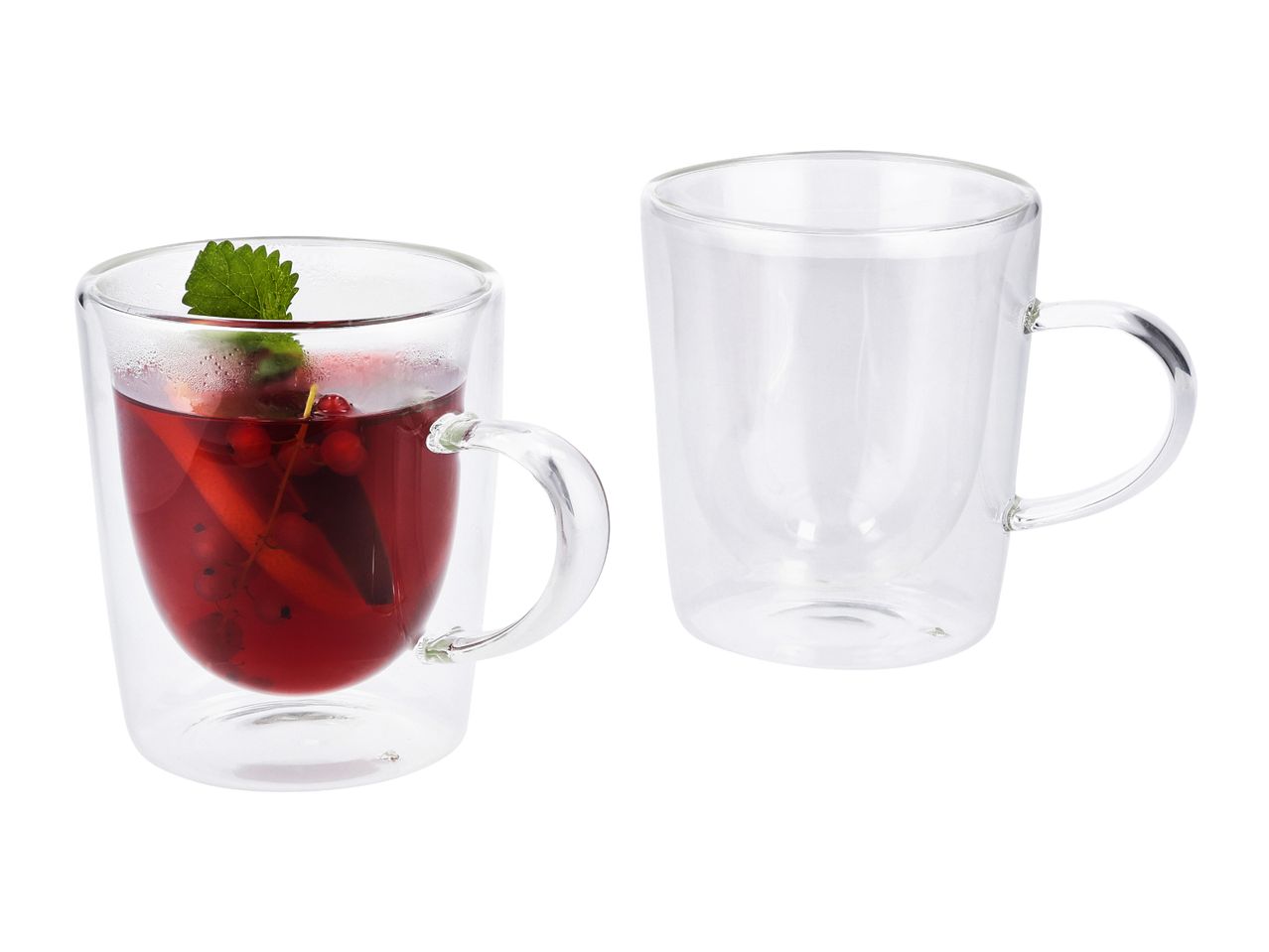 Silvercrest Insulated Tea Glasses - 2 Pack
