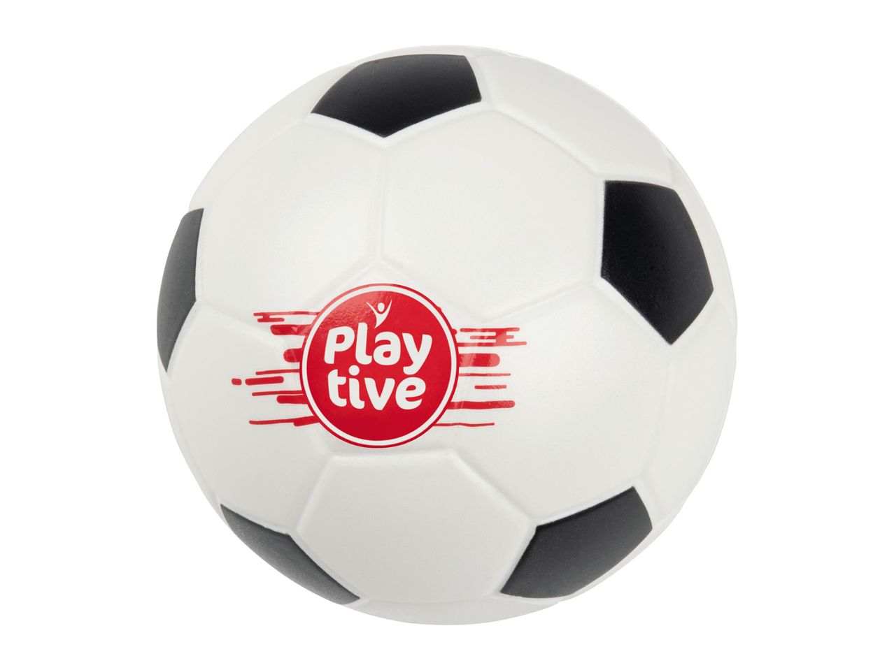Playtive márkájú, fehér-fekete focilabda.
