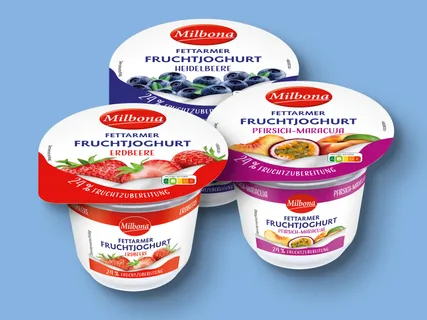 Milbona Fettarmer Fruchtjoghurt