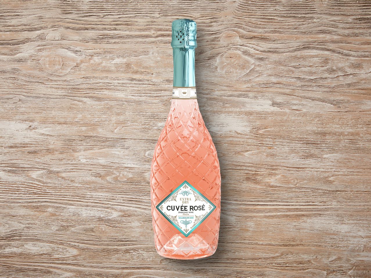 Gehe zu Vollbildansicht: Cuvée Rosé Extra Dry in Diamantflasche - Bild 1