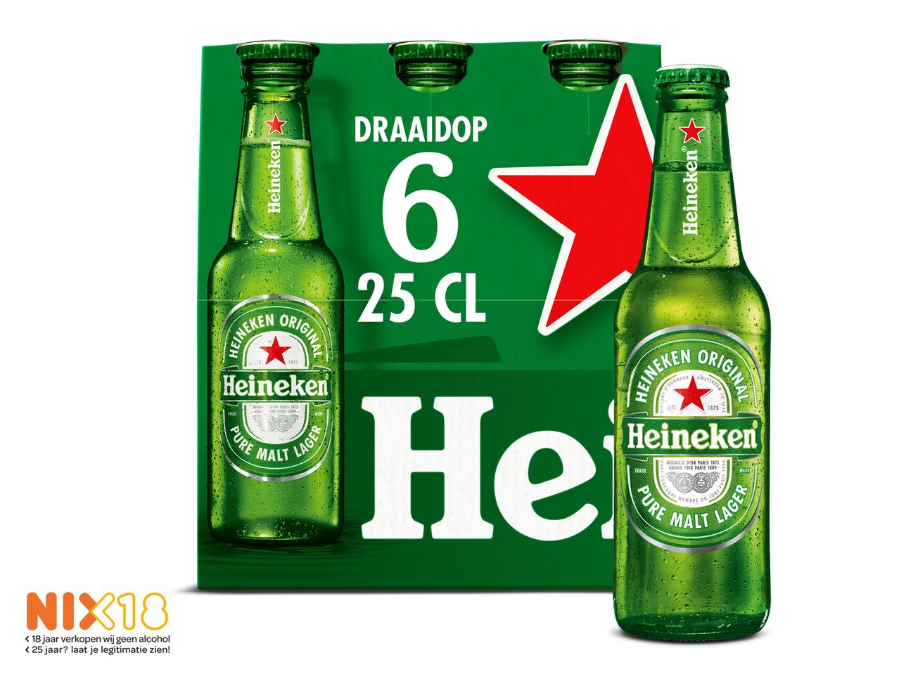 Ga naar volledige schermweergave: Heineken 6-pack - afbeelding 1