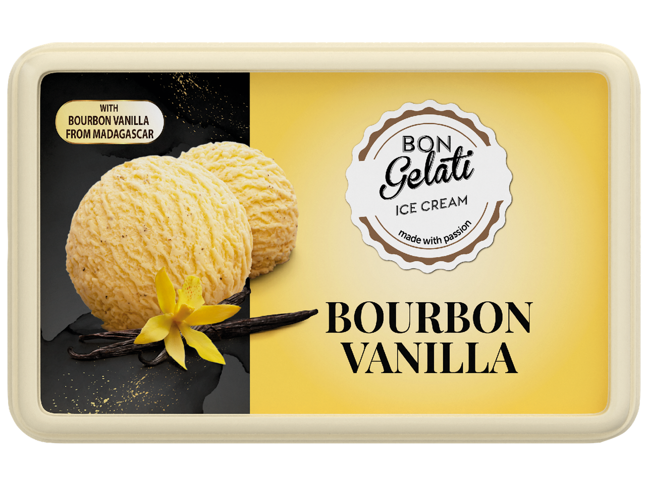 Bourbon vaniljglass