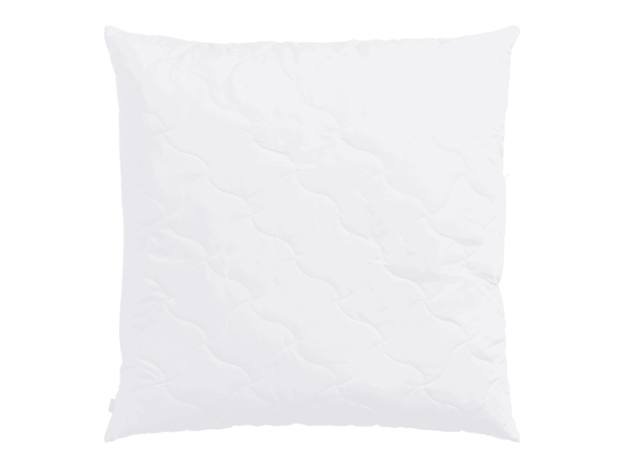 Valkoinen tyynynpäällinen.