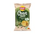 Zak ovengebakken chips met mediterrane kruiden, 50% minder vet en Nutri-Score A.
