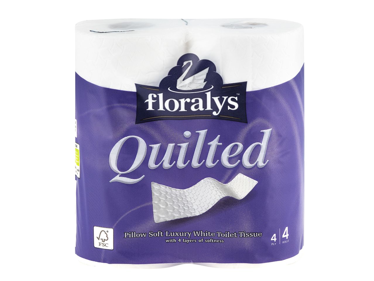 Go to full screen view: Floralys Quilted Toilet Tissue - Image 1