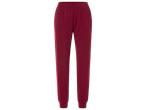 Pantalon de jogging rouge bordeaux pour femme
