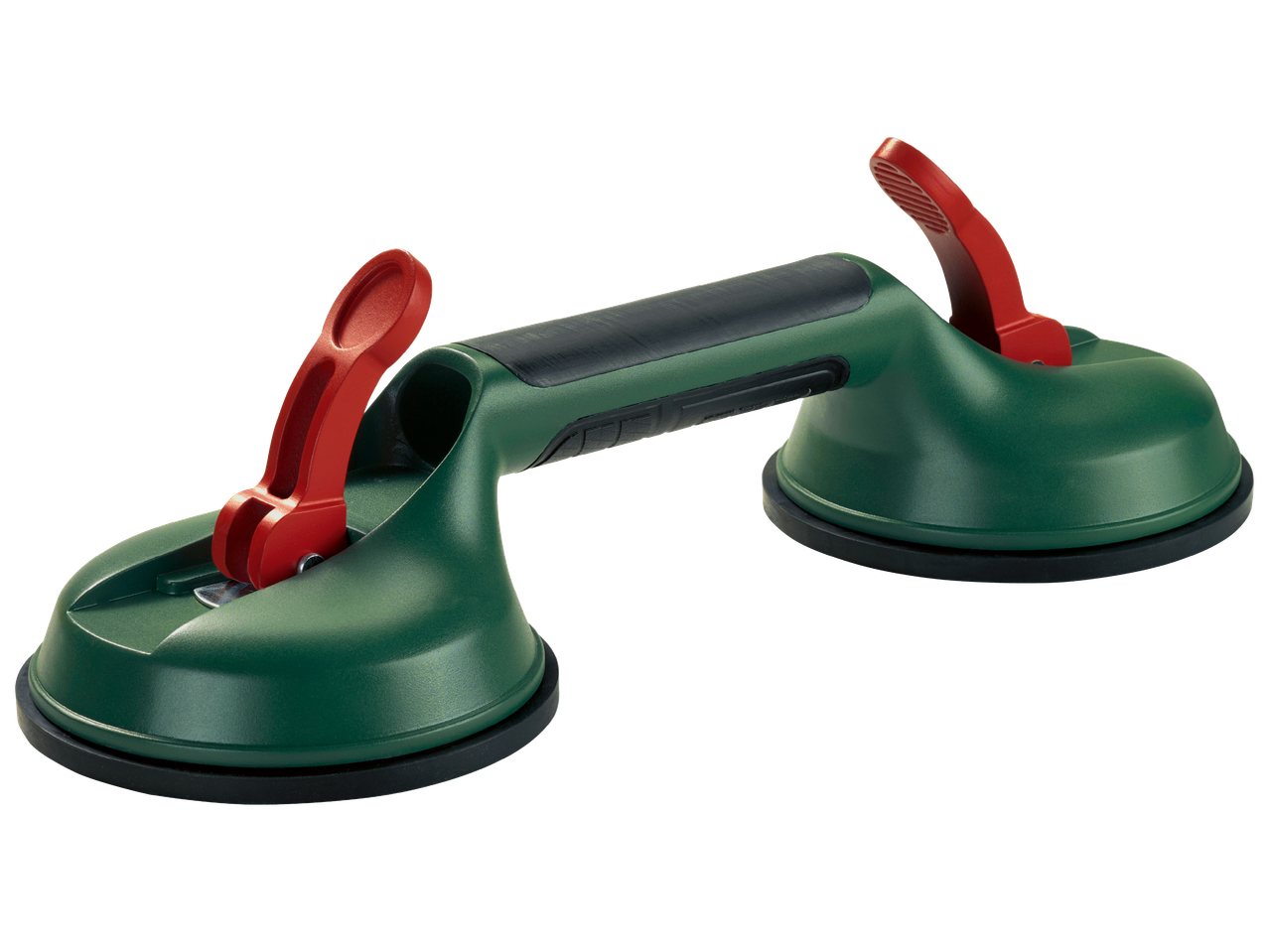 Вакуумен повдигач в зелено и червено.