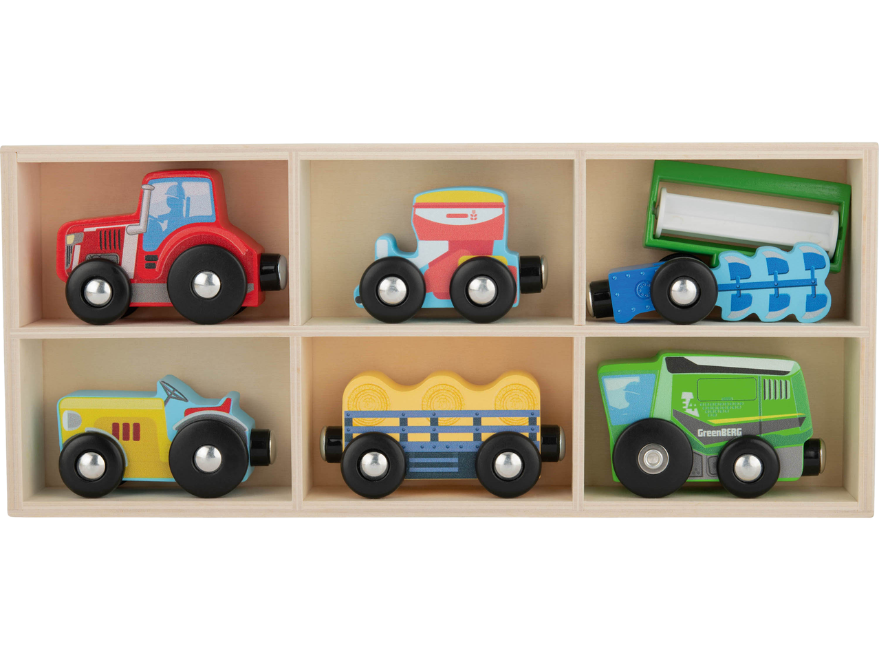 Set veicoli per gioco pista in legno