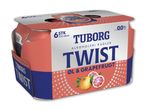 Seks-pak alkoholfri øl med grapefrugtsmag.