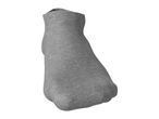 Single grey ankle sock