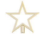 Estrela dourada para o topo da árvore de Natal LIVARNO home