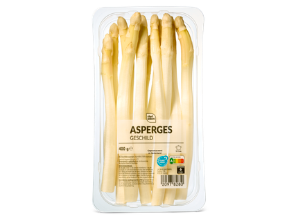 Geschilde asperges