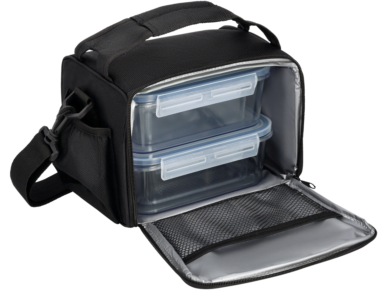 Saco de almoço Silvercrest® com duas caixas de comida