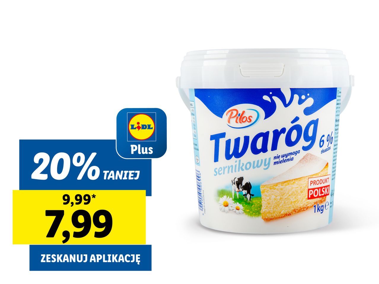 PILOS Twaróg sernikowy 6%