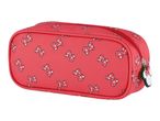 Minnie Mouse red pencil case with bows.