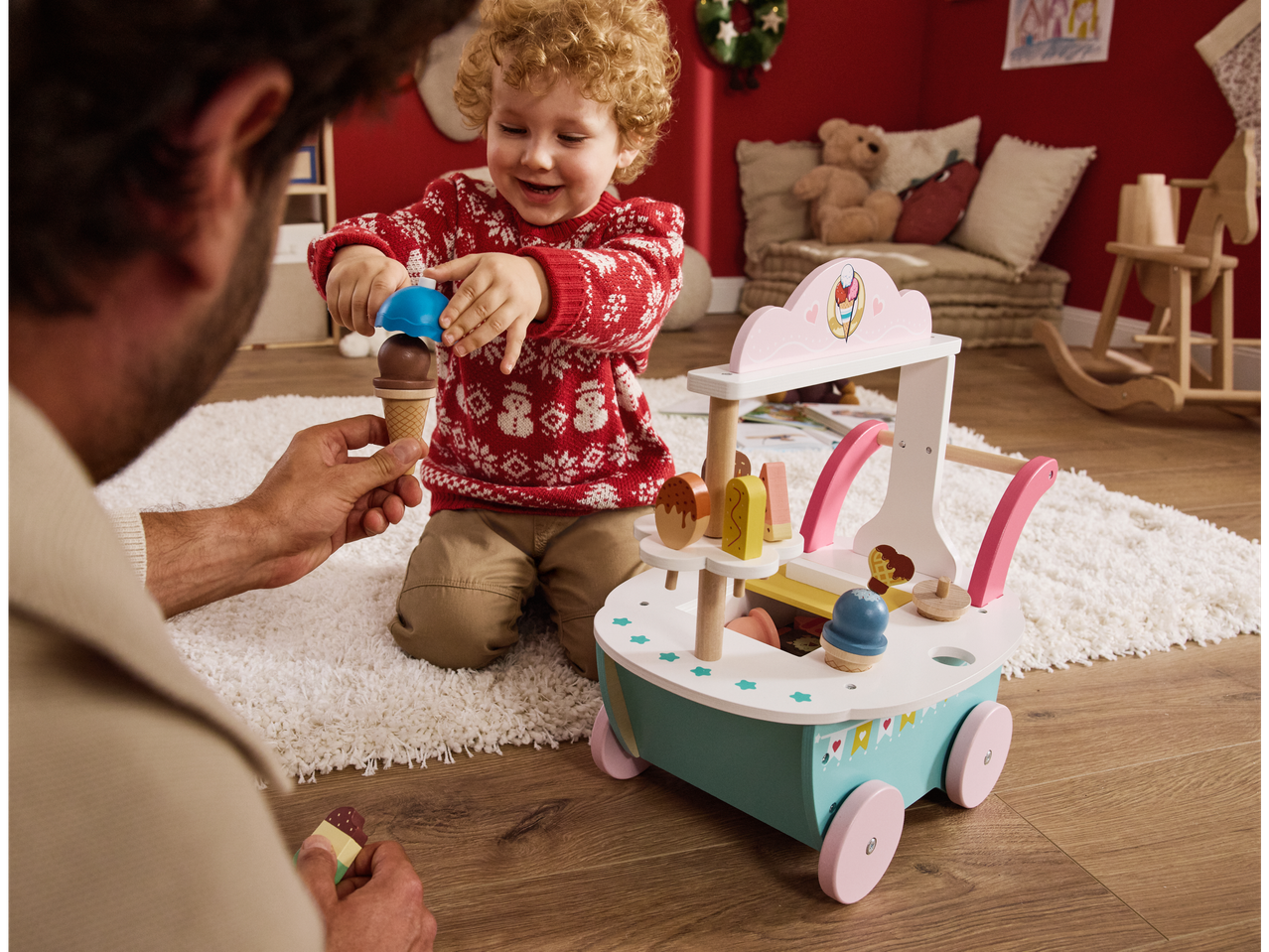 Wooden Pizza Oven/Ice Cream Wagon LIDL