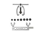 A flaring tool kit with a flaring bar, yoke, and various dies, by Parkside.