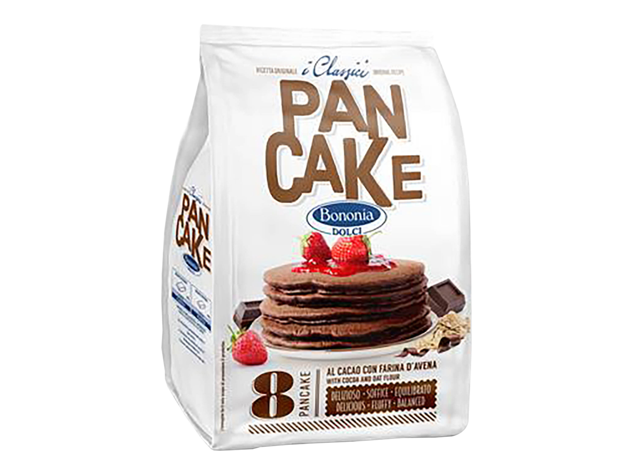 Pancake con cacao e avena