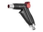 Pistola pulverizadora multifunções Parkside Performance® com detalhes em preto e vermelho