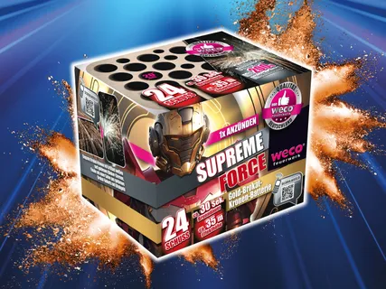 WECO Gold-Brokat-Kronen-Batterie „Supreme Force“ **