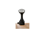 Vaporizador de mão Silvercrest® numa mesa de madeira.