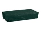 Dark green rectangular protective cover for outdoor furniture