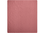 Colcha LIVARNO rosa com padrão de folhas acolchoado.