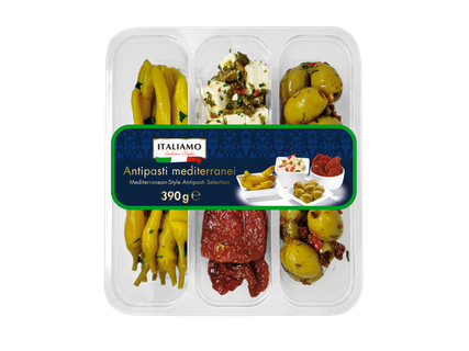ITALIAMO Assiette d'antipasti à la méditerranéenne