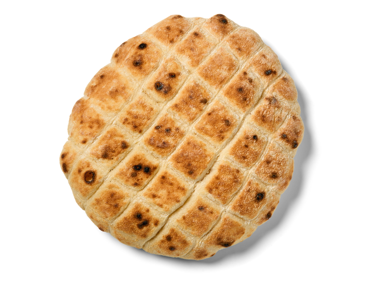 Gebakken platbrood.
