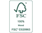 FSC C020963, 100% ξύλο.